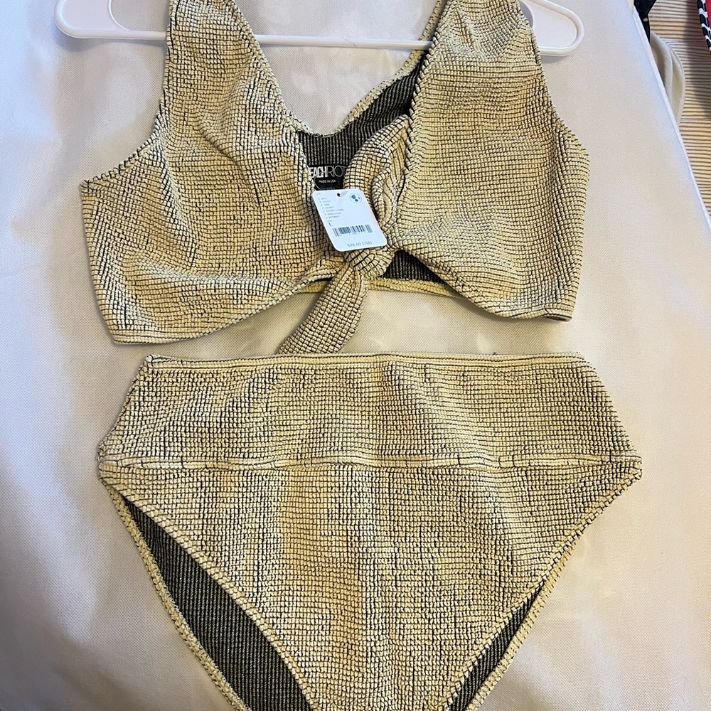 Beach Riot Ritzy Dallas Ribbed Set NWT - Picture 3 of 5